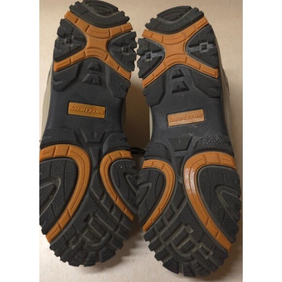 Skechers Skech-Tex Waterproof Brown Leather Lace Up Ankle Work Boots Mens Size 6 - Picture 11 of 16